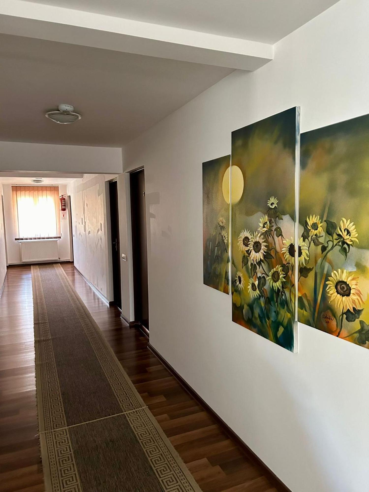 Aranykakas étterem és panzió Sîndominic Exterior foto